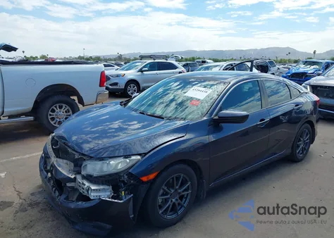 2017 Honda Civic Lx из США, поврежденный, VIN 19XFC2F5XHE026656